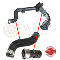Kit Intercooler Schlauch Turbo Rohr FüR Renault ScéNic, Megane CC III 1.5 Dci
