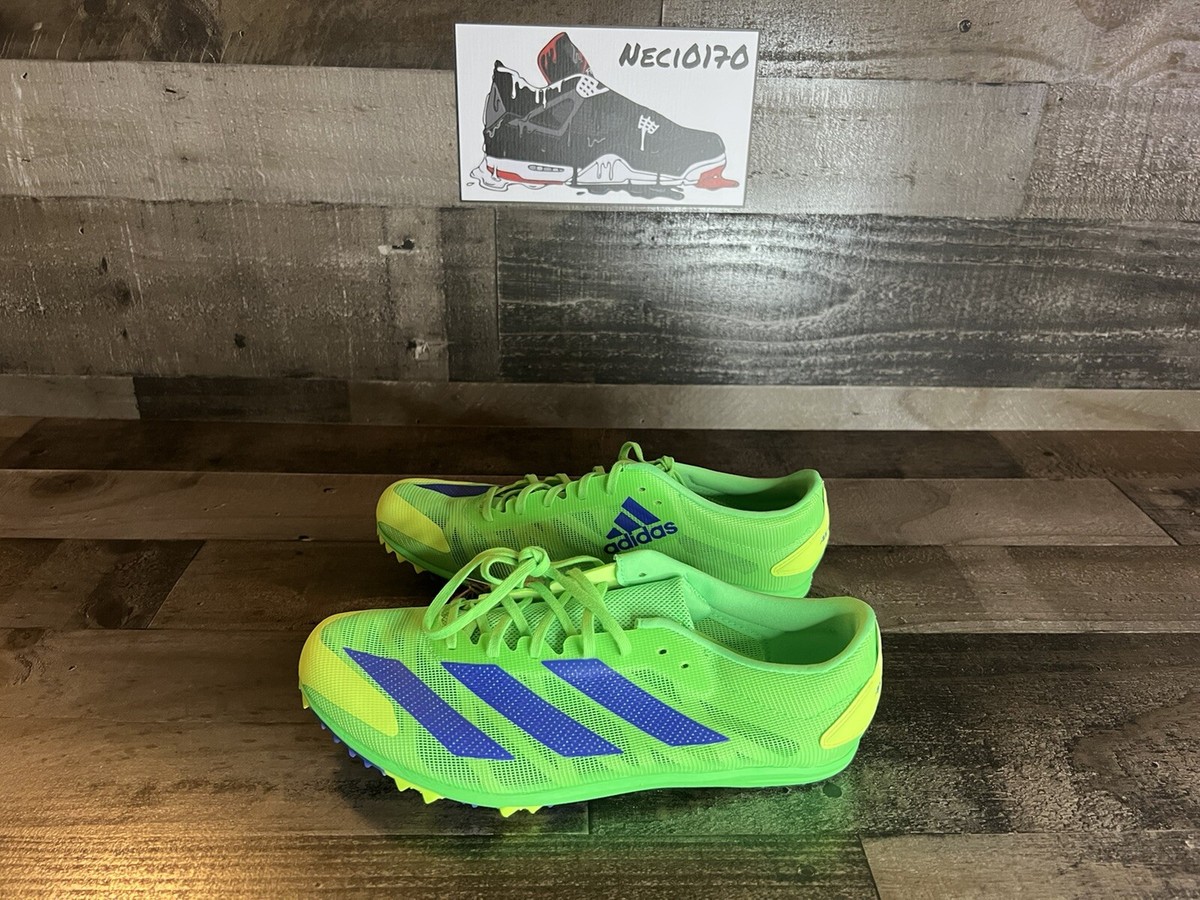 adidas スパイク　フランス Adidas Men's Size 8.5 Green Adizero XCS Track & Field Shoes Spikes