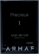 ARMAF CLUB DE NUIT PRECIEUX EXTRAIT DE PARFUM SPRAY FOR MEN 1.85 Oz / 55 ml NEW!