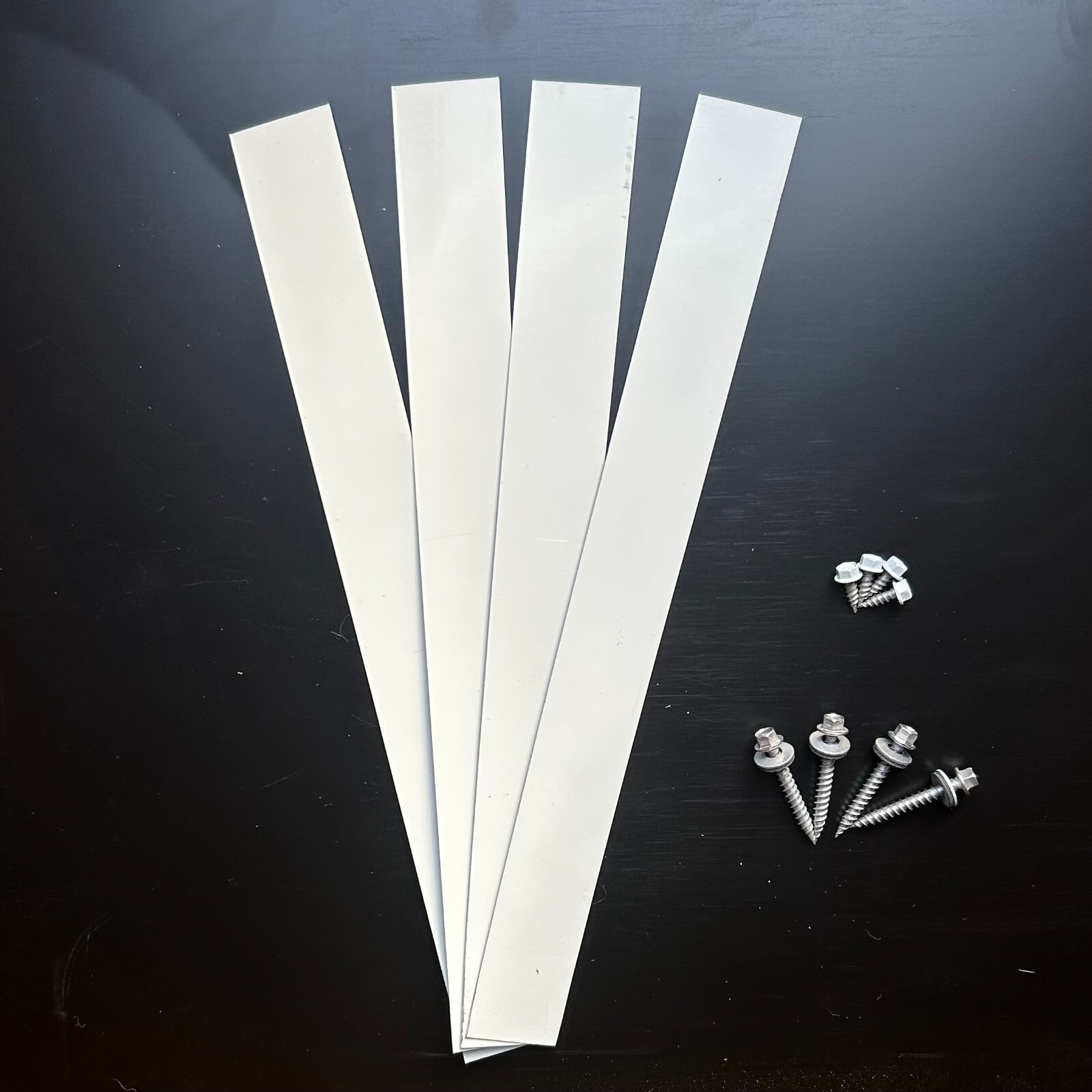 ALUM WRAP AROUND GUTTER DOWNSPOUT STRAPS 2x33x4 Stainless Hardware Many Colors eBay