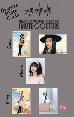 Misamo Japan Dome Tour 2024 Haute Couture Photocards Twice Kpop