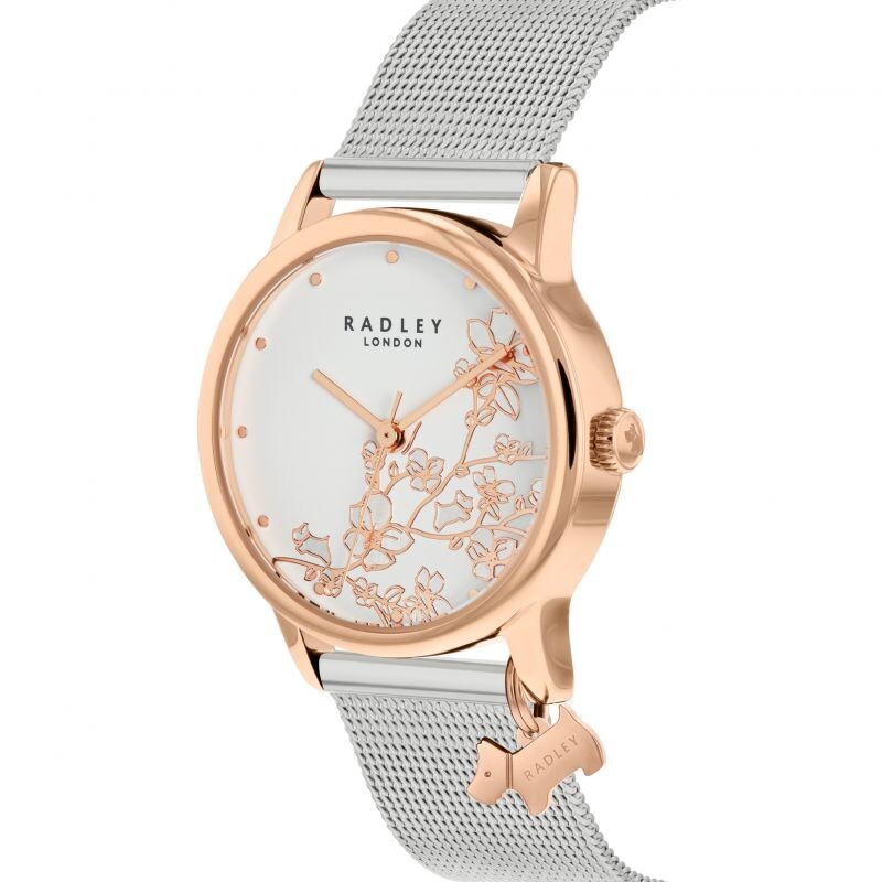 RADLEY Ladies Silver Mesh Strap Watch RY4399 eBay