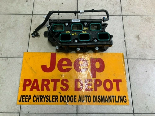 2018 - 2020 JEEP WRANGELR  JL JLU JT 3.6L LOWER INTAKE MANIFOLD 05281800AA OEM