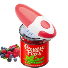 Electric Commercial Can Opener Automatic Smooth Edge Stainless Steal Hands Home