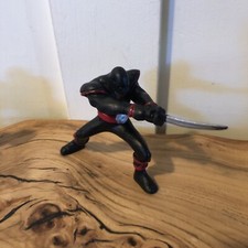 Stealth Black Ninja Sword Toy Figures PVC Plastic California Costumes Foot Clan
