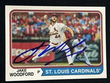2023 Topps Heritage Signed Jake Woodford Autographed Auto Cardinals Pirates Card