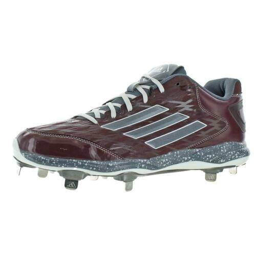 NWOB ADIDAS Power Alley 2 Purple Baseball Cleats Sneakers Shoes Mens