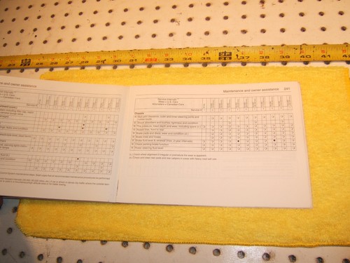 Saab 2001 9 3 Genuine Saab owner's OEM 1 Manual Only,Printed in Sweden - Bild 12 von 12