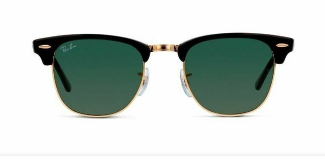 Occhiali Sunglasses Ray-ban Clubmaster Nero lucido 51-21 Lenti Verdi G-15  RAYBAN | Acquisti Online su eBay