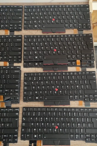 Lot of 11 - Lenovo Thinkpad Keyboard replacements - As is / Parts / Repair - Afbeelding 3 van 20