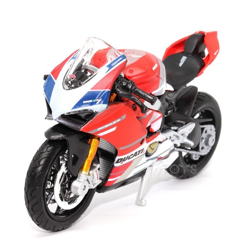 Maisto Ducati Panigale V4 S Corse Scale 1/18 Model Motorcycle Motorbike on Stand - Picture 3 of 9