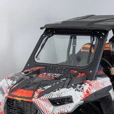 Glass Windshield W/ Sliding Vents+Dual Manual Wipers for RZR XP 1000/4 2019-2023