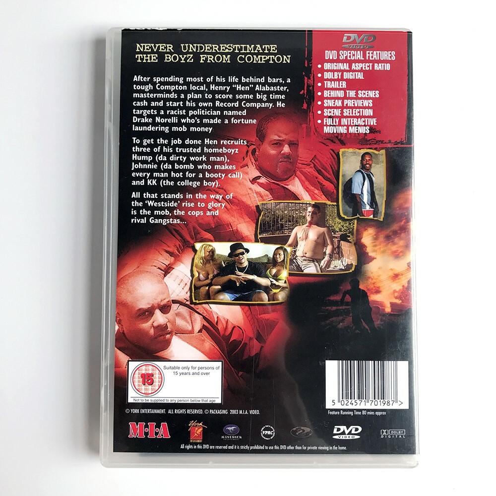 Original Movie Straight Outta Compton (DVD, 2003) | eBay UK