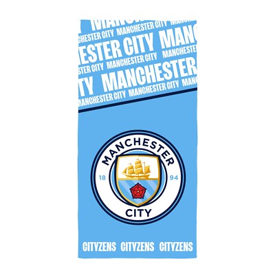 Manchester City FC Handtuch Fußball Strand Schwimm Bad Pool Handtuch 150 cm x 75 cm