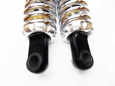 MPO Heavy Duty Short Black Bobber Shocks For Honda GL1500 Valkyrie 11.5in