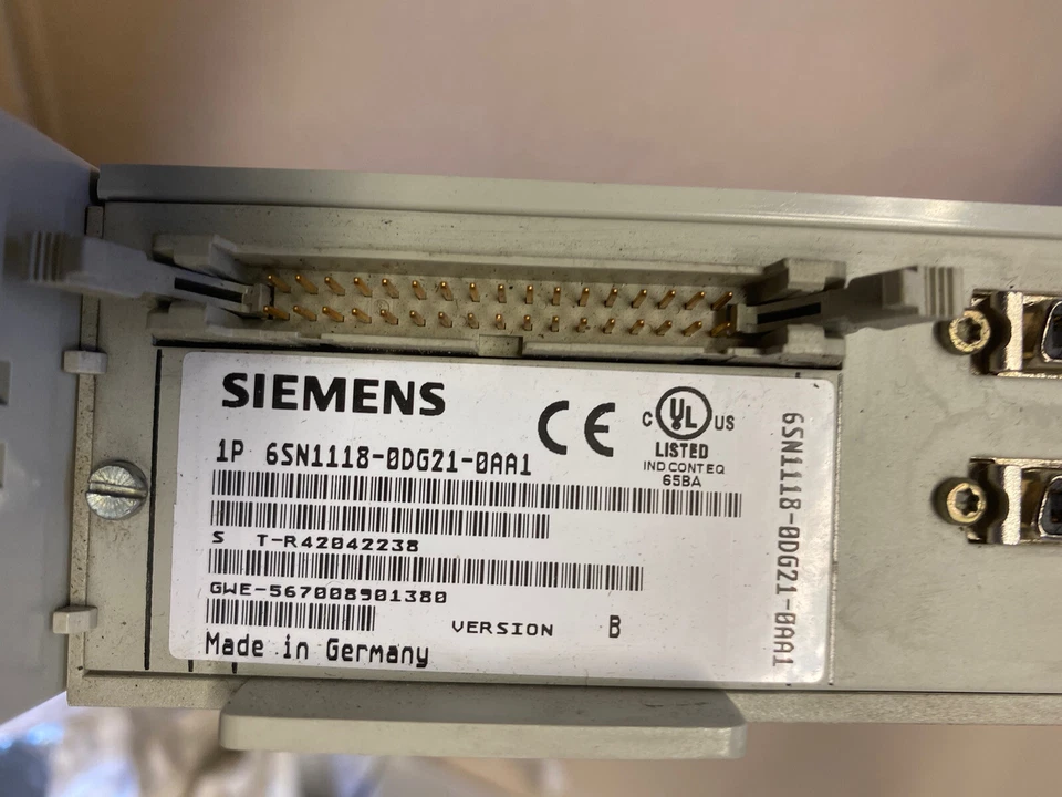Siemens Simodrive módulo de soporte 50 mm versión A 6SN1162-1AA00-0AA0 - Imagen 2 de 4