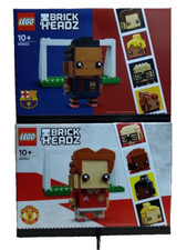 LEGO Brickheadz 40541 & 40542 Manchester Utd Barcelona Go Brick Me sealed