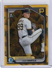 2024 Bowman Chrome Draft Sapphire Edition Gold 32/50 Joshua Hartle Josh #BDC-3
