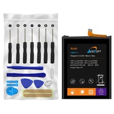 Long Lasting 3650mAh Displaceable Battery Tools f Motorola Moto E 2020 XT2052