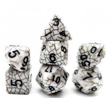 Snakeskin Dice Set Poly RPG DnD Dungeons Dragons AD&D Pathfinder d20