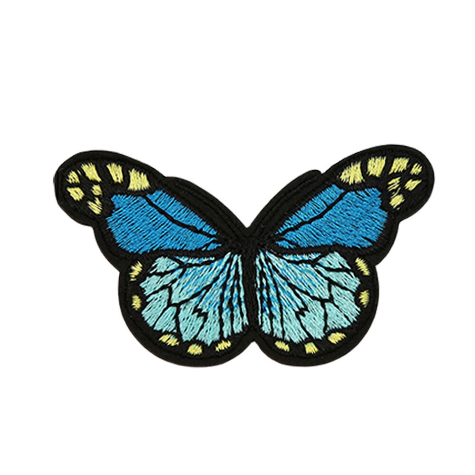 Butterfly Patch Embroidered Iron on Sew on Sew Applique Repair Patch