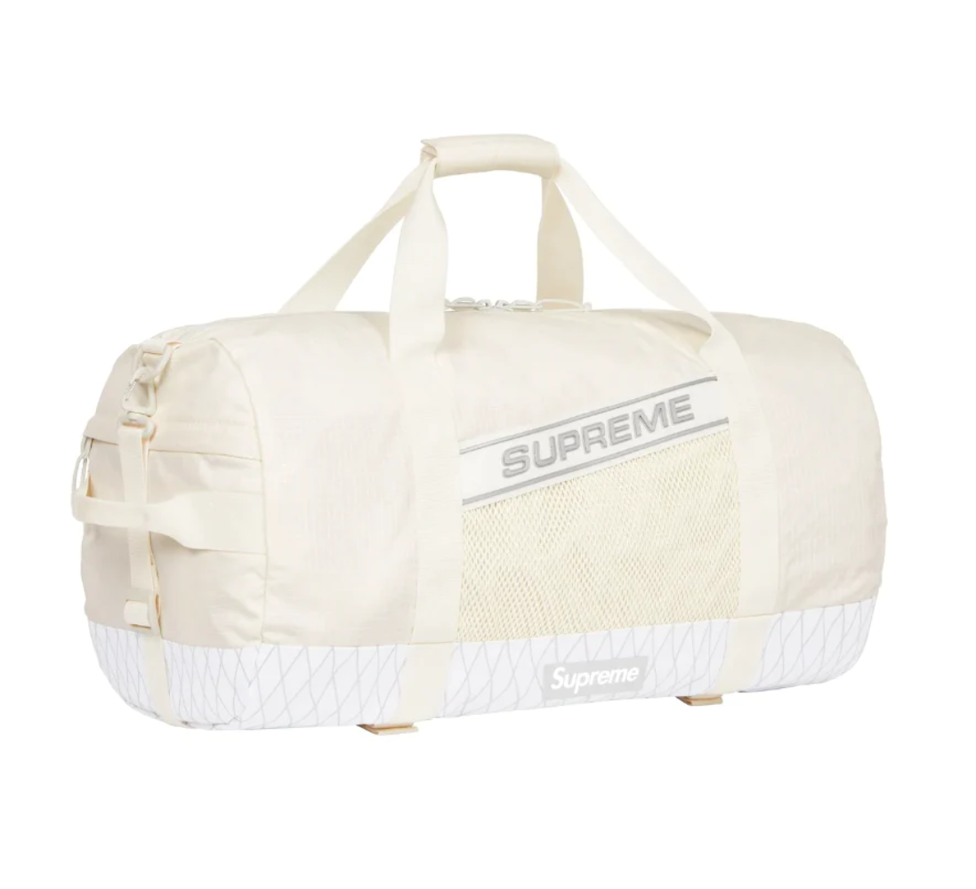 Supreme 3D Logo Duffle Bag White (FW23) | eBay