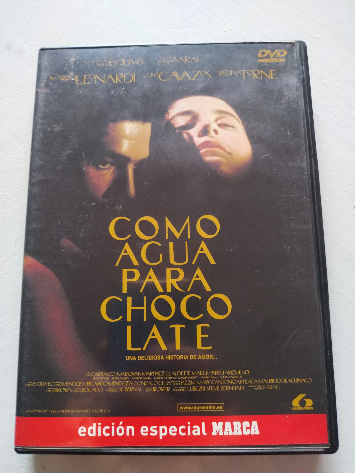 As Water for Chocolate Alfonso Arau - DVD Region 2 Spanish English - Am