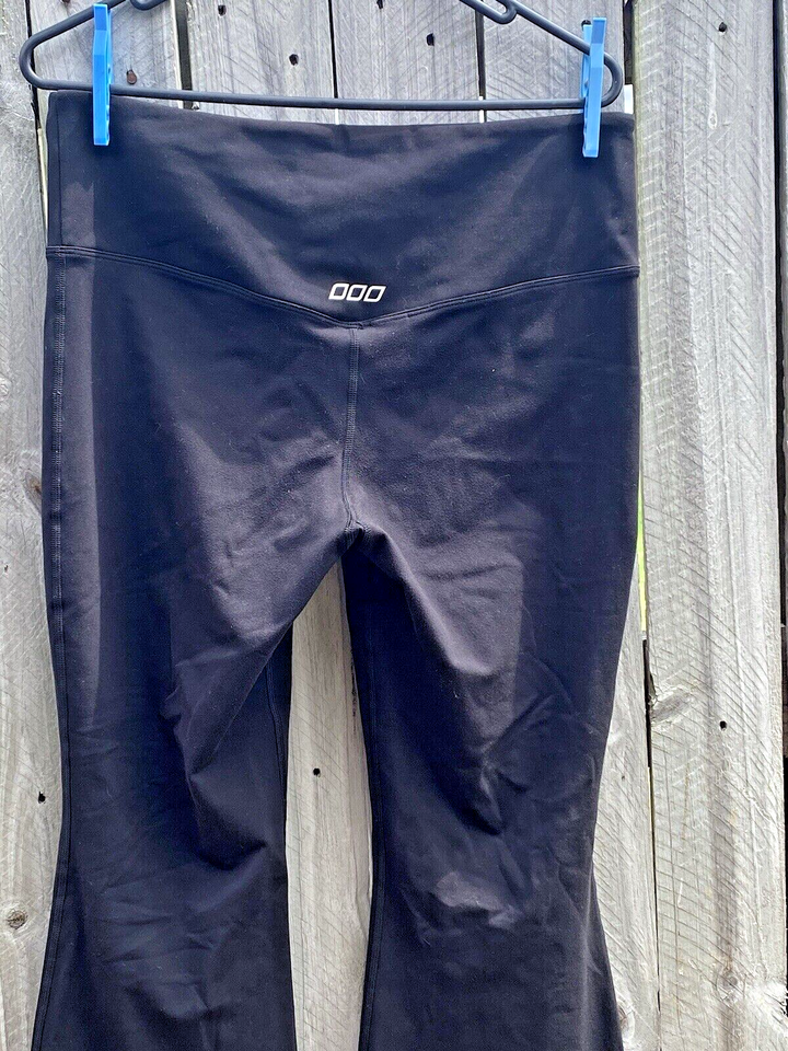 Lorna Jane Lotus Full Length Flared Leggings Size XL Black eBay