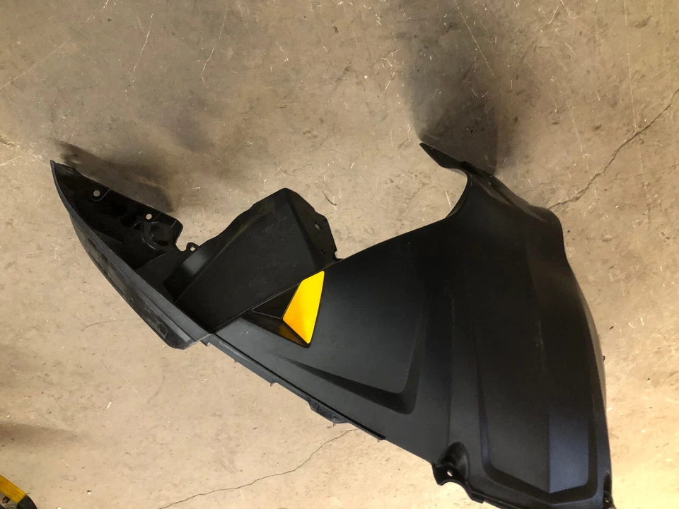 2008-2013 Polaris 550 IQ 600 700 800 RMK OEM Black Nosepan w/ Foil Assembly - Image 2 of 4