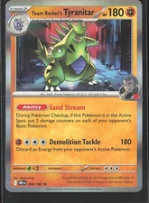 Team Rocket's Tyranitar 096/182 Sv10: Destined Rivals Holo Rare