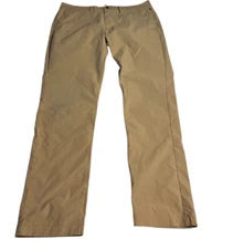 UNTUCKit  Pants Chancellor Tan Flat Front Performance Striaght Fit Men's 36x31.