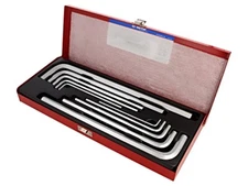 32808MR HEX SET 10 pcs. 1125M - HEX EXTRA LONG 3 - 17mm, CASSETTE KING TONY