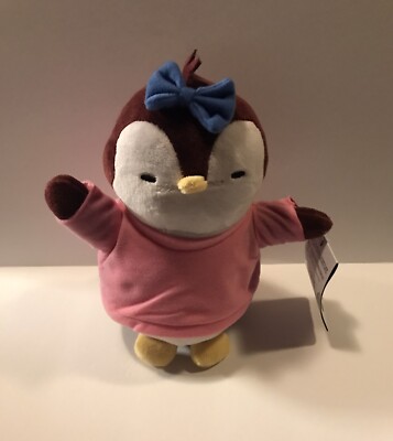 Puddy Penguins Lil Bow Plushie 20cm Plush Buddy Golden Ticket