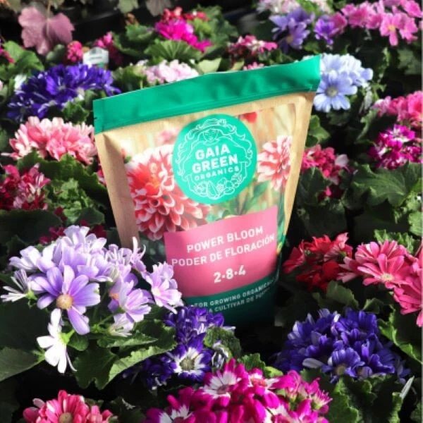 Органическое удобрение для цветов и фруктов Gaia Green GAGPB2KGP 2 кг мешок Power Bloom - Изображение 2 из 4
