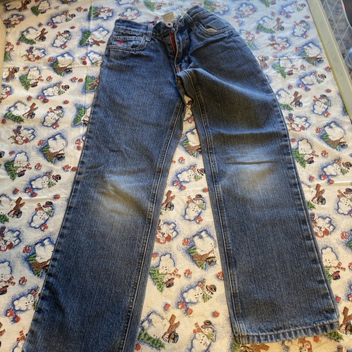 Quiksilver Jeans Boys Youth Size 7 Blue Regular Leg Denim Medium Wash - Picture 4 of 5