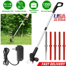 New Electric Weed Grass String Trimmer Mower Portable Garden Lawn Grass Edger