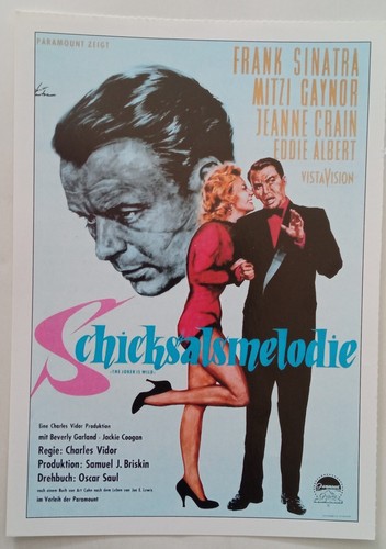 C08 Cinema Filmplakatkarte SCHICKSALMELODIE Frank Sinatra - Picture 2 of 2