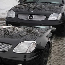 SCHEINWERFER RAHMEN IN CHROM PASSEND F&Uuml;R MERCEDES SLK R170 1996 ->2004 