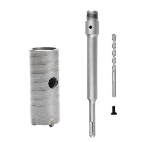 1X(SDS Plus Hammerbohrer Wandlochsäge Bohrer Set Schneidwerkzeuge mit Runds7787