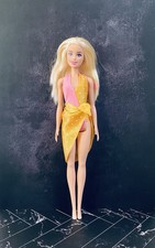 Vintage 2 Piece Barbie Doll Clothes Swimsuit And Wrap Doll Not Included