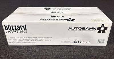 Blizzard Lighting Autobahn 8 Factory Sealed Box, Images From Stock Unit!