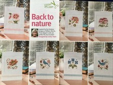 William Morris Flower And Bird Nature Flower Cards Cross Stitch Chart