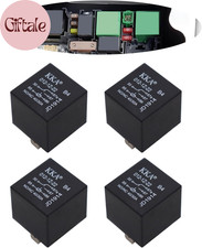 4 Pcs Car Socket Relay,5 Pin 40A 12V Waterproof Automotive Relays, Auto Relay Sw