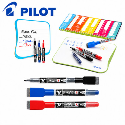 Pilot V-Board Master S Marker Stift Radierer Kappe Begreen Extra Fein Weißtafel