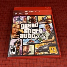 Grand Theft Auto V (Sony PlayStation 3, 2013) Complete w/ Map! Tested & Working!