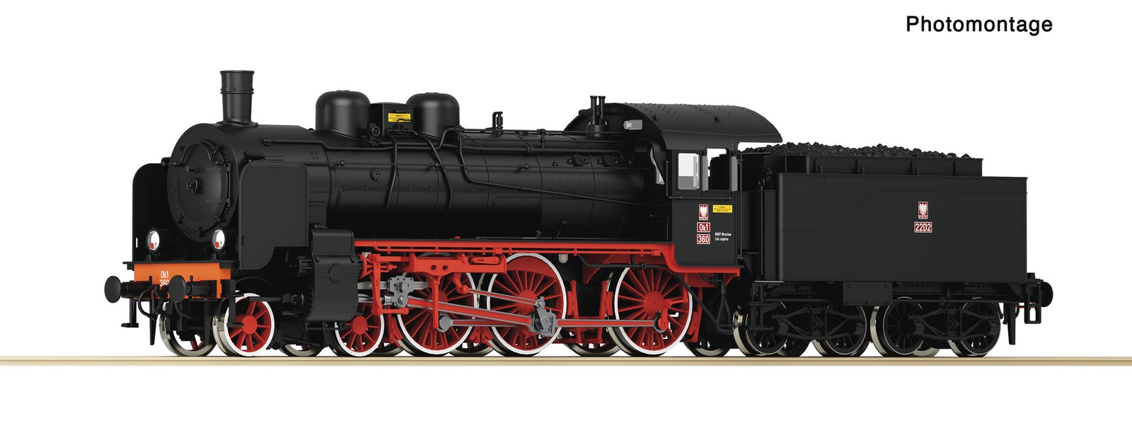 Roco 71384 H0 DC Dampflokomotive Ok1-360, PKP, digital mit Sound