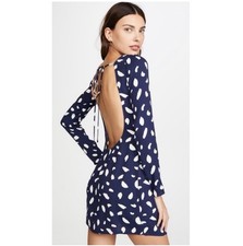 NWT Reformation Cady Dress Mini Splatter Print Size Medium