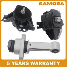 3x Motor,Trans&Torque Strut Mount Set Fit For 15-19 Hyundai Sonata 2.0L/2.4L