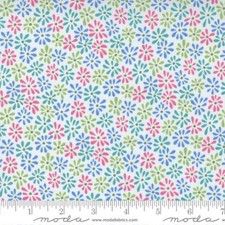 Moda Picnic Pop by Me  My Sister - 22438-11 Multi Floral on White - BTY
