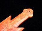 Old Nephrite Jade Stone Carved Sculpture Ancient Arrow Sword Engraved #01032506 — photo 4